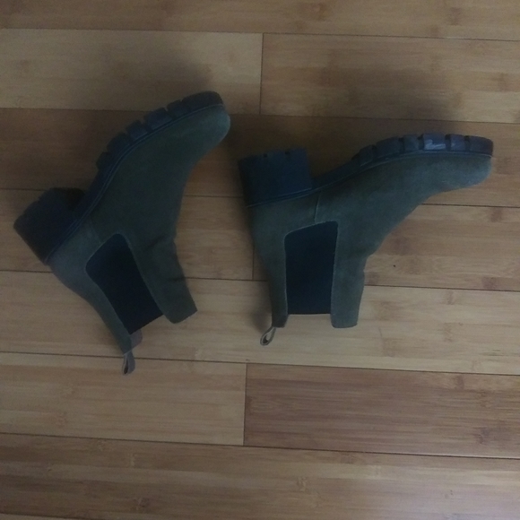 Green urban outfitters ankle boots - Picture 3 of 6